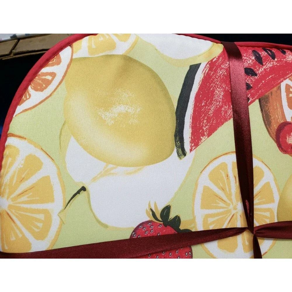 SET OF 4 CHAIR PADS CUSHIONS w/ties,15